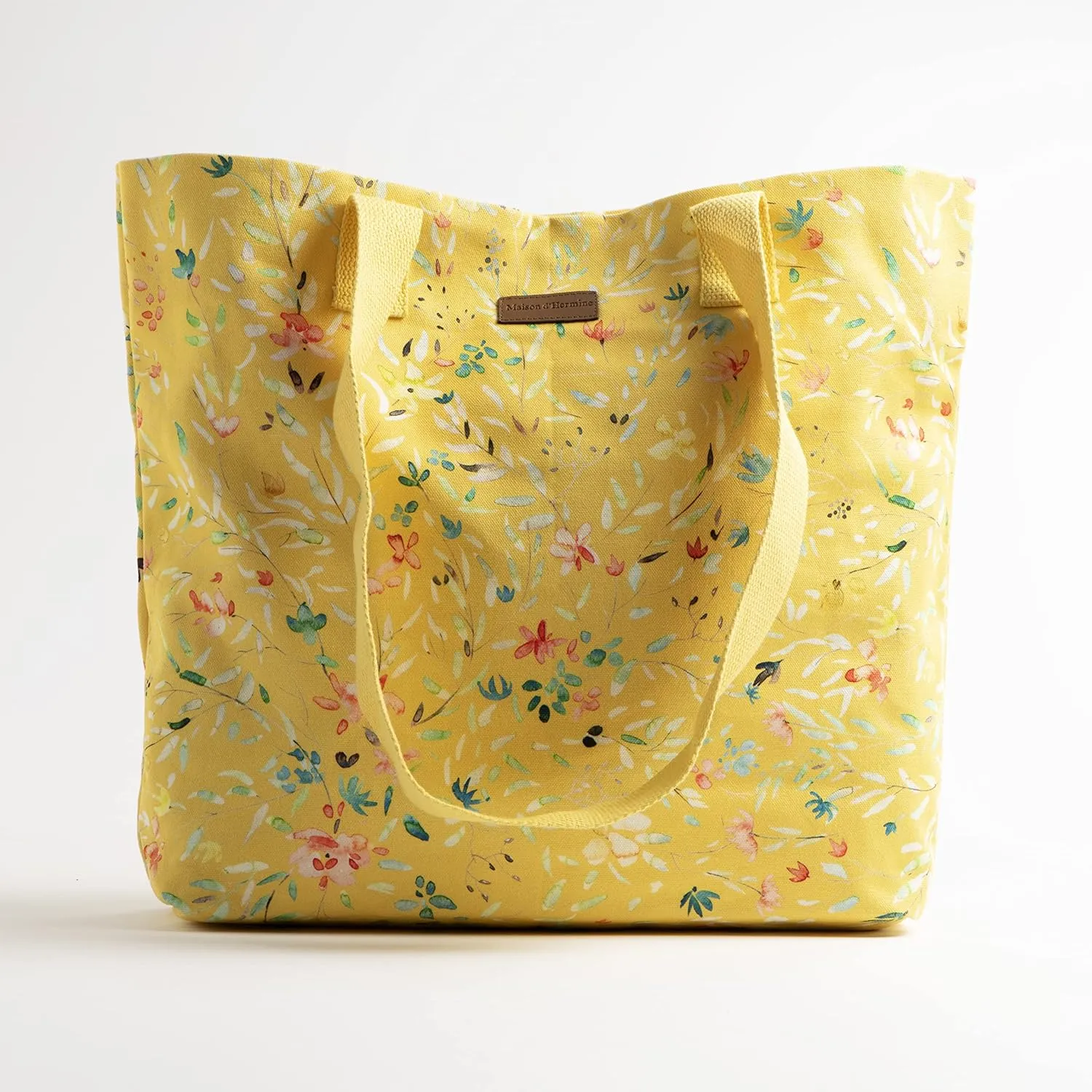 Maison d' Hermine Canvas Tote Bag 100% Cotton Canvas Reusable Shoulder Grocery Bag for Shopping Perfect for Men Women