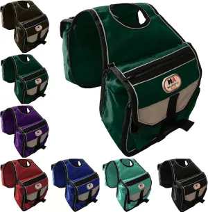 Majestic Ally Horn Bag, Nylon Insulated Padded Reflective Pockets,Two Water Bottle, Camera/Cell Phone Pocket, Horn Bag (Hunter Green)