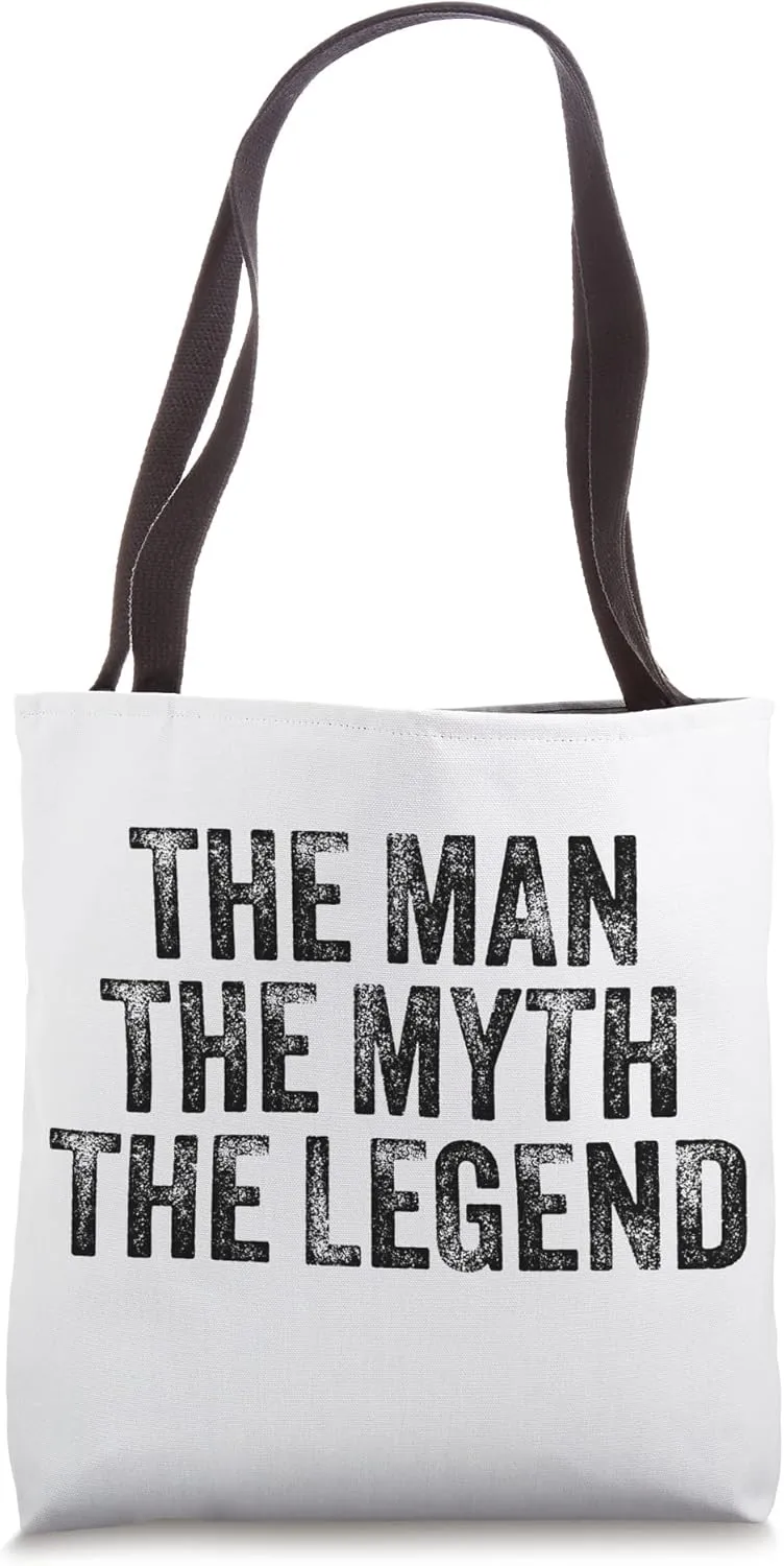 Man Myth Legend For Men Funny Vintage Distressed Tote Bag