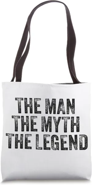 Man Myth Legend For Men Funny Vintage Distressed Tote Bag