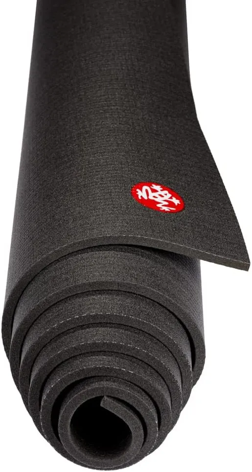 Manduka PRO Yoga Mat - Teacher Recommended, Non-Slip Textured 6mm ultra-dense, Hot Yoga Workout, Studio at Home Pilates
