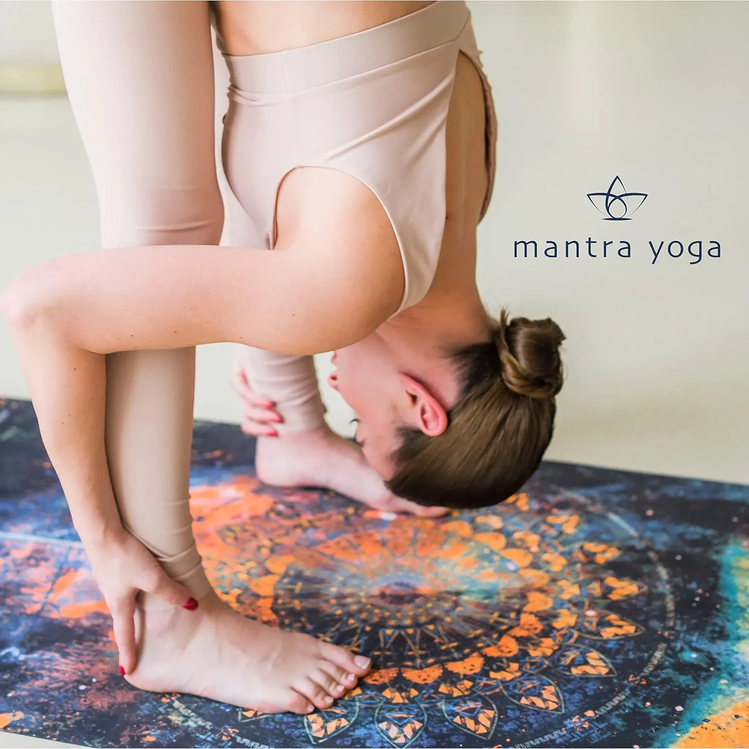 Mantra Yoga Travel PRO 1.5mm - Foldable Fitness & Exercise Mat with Bag | Lightweight, Compact & Eco-Friendly | Non-Slip & Washable | For All Types of Yoga | 72" L x 24" W | 2.6 lbs