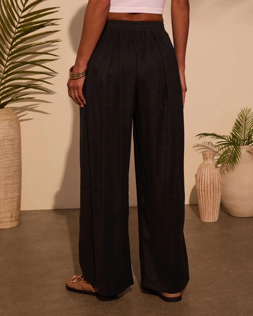 Marlah Pleated Drawstring Pants