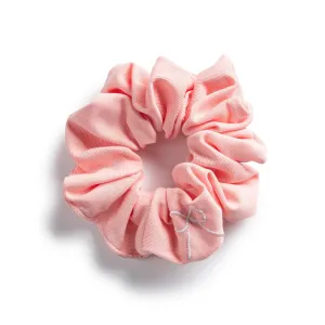 Marshmallow Signature Bow Logo Scrunchie - Ballet Slipper | Hair Scrunchies | Hair Ties | Hair Accessory for Girls for Any Occasion