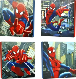 Marvel Spider-Man Canvas Wall Art (4-Piece)