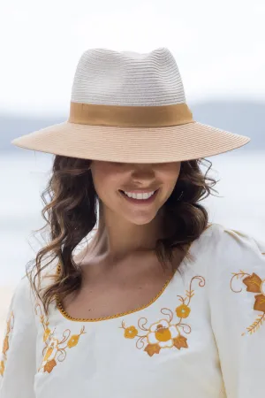 Maui - Wide Brim Flexibraid® Ivory/Camel