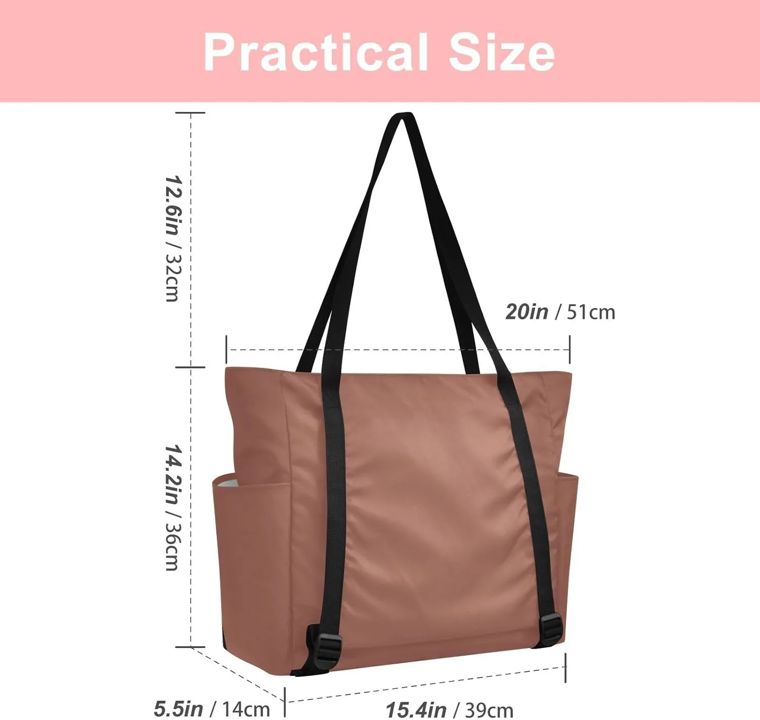 MCHIVER Yoga Bag for Women Men Large Yoga Mat Bag Shoulder Bags for Travel Pilates Yoga