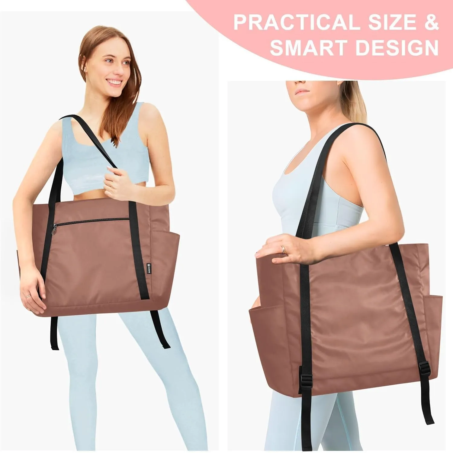 MCHIVER Yoga Bag for Women Men Large Yoga Mat Bag Shoulder Bags for Travel Pilates Yoga