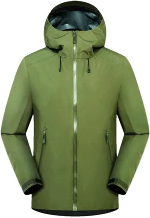 Men’s 3-Layer Hiking Jacket - All-Terrain Gear for Backpacking & Climbing