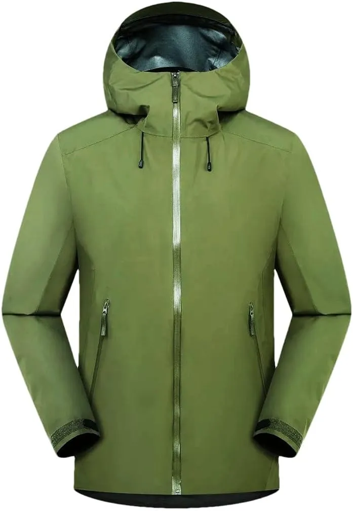 Men’s 3-Layer Hiking Jacket - All-Terrain Gear for Backpacking & Climbing