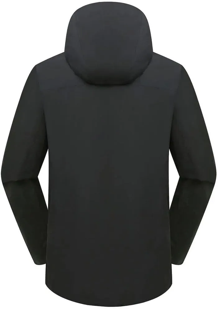 Men’s 3-Layer Hiking Jacket - All-Terrain Gear for Backpacking & Climbing