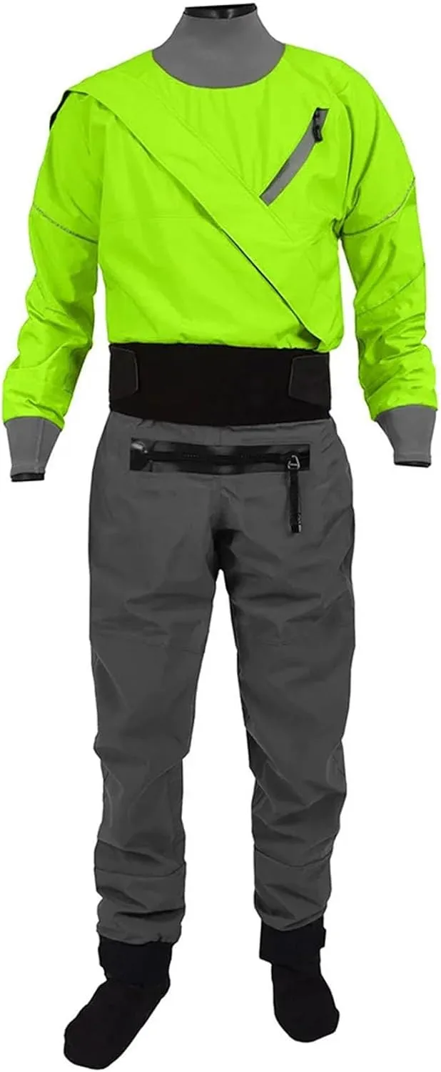 Men's All-Weather Surf Suit - 3-Layer Fabric Hooded Design for Rafting & Paddling