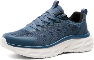 Men's Comfortable Walking Lightweight Mesh Shoes Running Tennis Athletic Gym Workout Cross Training Sneakers