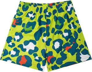 Mens Cool Graphic Print Athletic Shorts Mesh Mens Fashion Quick-Dry Running Shorts for Basketball