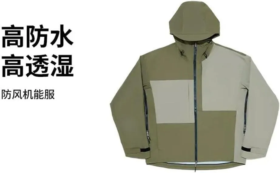 Men’s Lightweight Outdoor Jacket - Spring/Fall Layer for Hiking & Trail Adventures