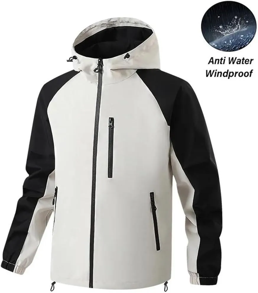 Men’S Oversized Outdoor Coat - Adventure-Ready Drop Shoulder Design for Camping & Windbreaker Layers