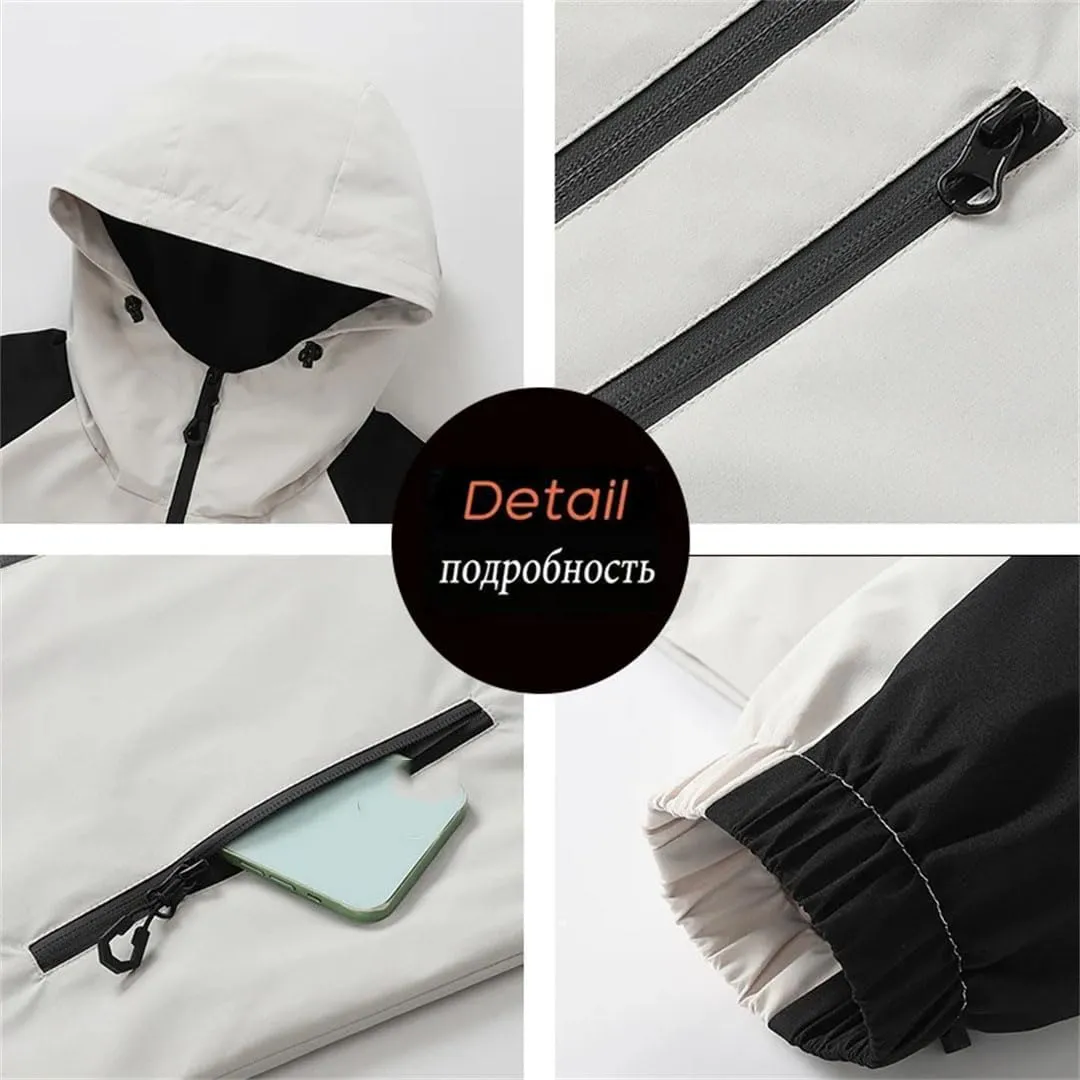 Men’S Oversized Outdoor Coat - Adventure-Ready Drop Shoulder Design for Camping & Windbreaker Layers
