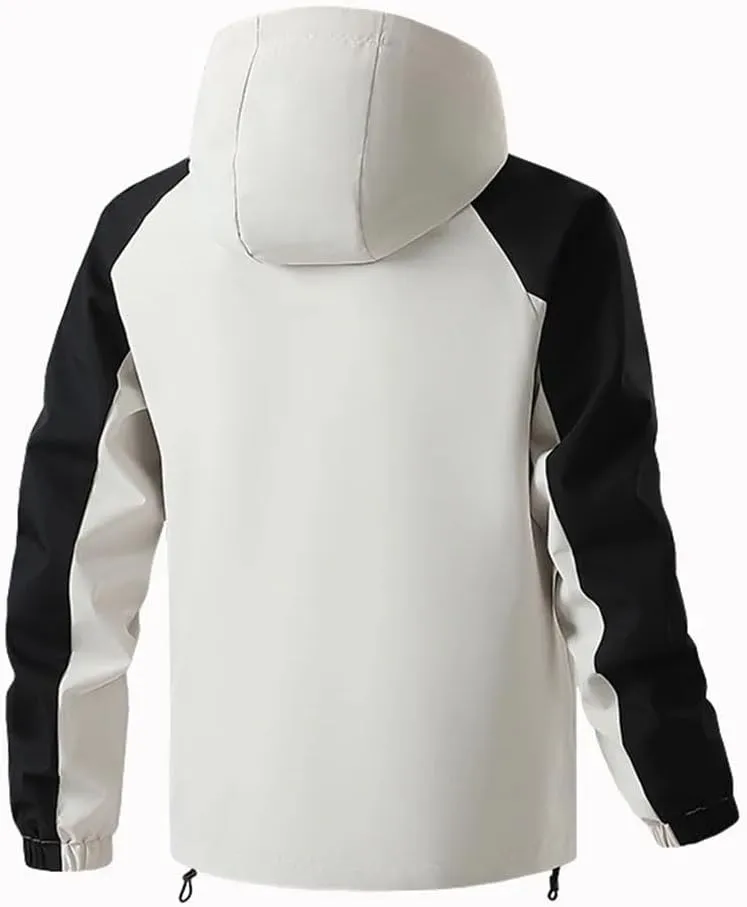 Men’S Oversized Outdoor Coat - Adventure-Ready Drop Shoulder Design for Camping & Windbreaker Layers