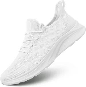 Mens Walking Shoes Lightweight Mesh Running Shoes Fashion Tennis Sneakers Comfort Gym Workout Soft Sole
