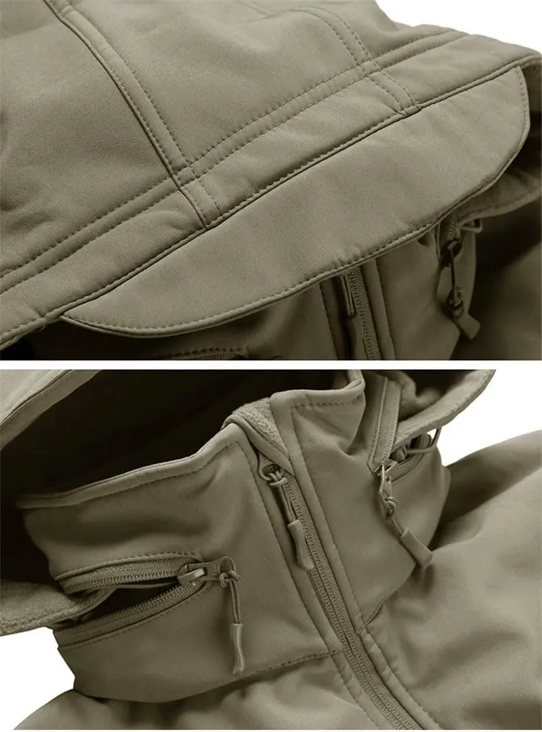 Men’S Winter Trail Jacket - Mountain Brushed Interior Layer for Cold Weather Hiking Gear