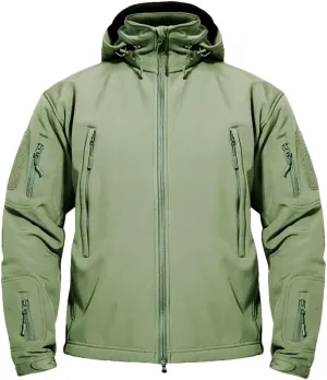 Men’S Winter Trail Jacket - Mountain Brushed Interior Layer for Cold Weather Hiking Gear