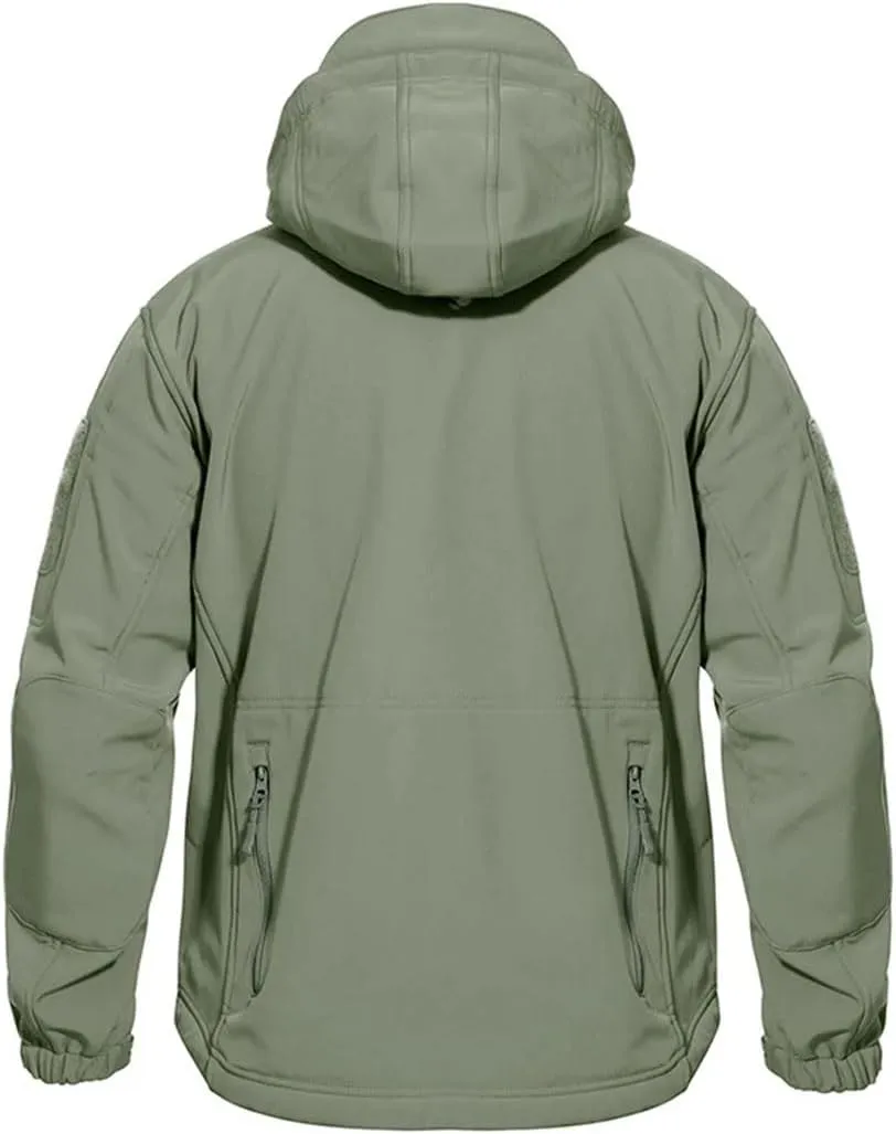 Men’S Winter Trail Jacket - Mountain Brushed Interior Layer for Cold Weather Hiking Gear