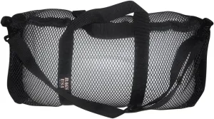 Mesh Duffle/Suba Gear Bag, Fins Mask& Snorkel Bag, Made in USA. (Black)