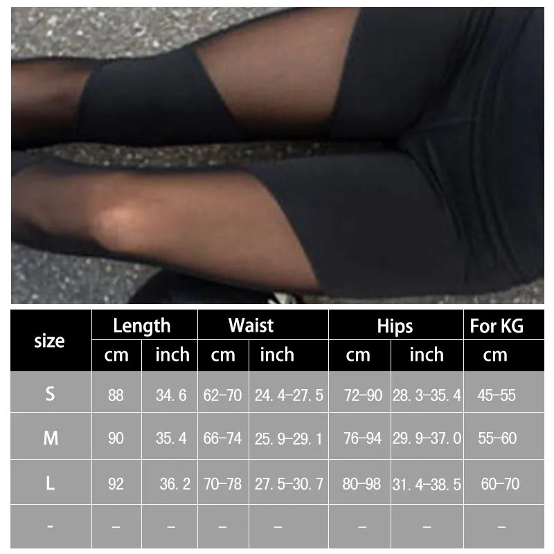 Mesh Patchwork Sports Leggings
