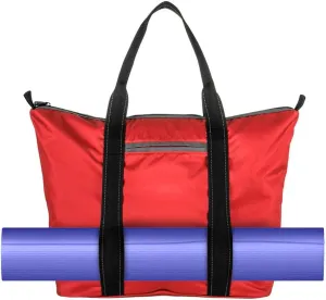Microfiber Yoga Mat Bag With Detachable Accessory Pouch, Strap Loop To Hold Mat, Large Multi-Purpose Tote Bag for Gym, Yoga
