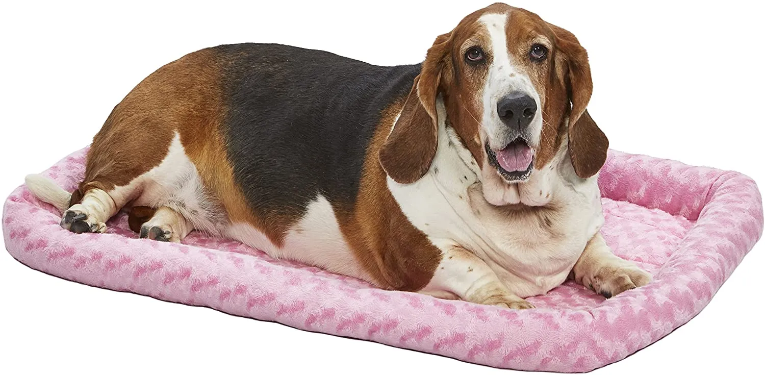 MidWest Bolster Pet Bed | Machine Wash & Dry