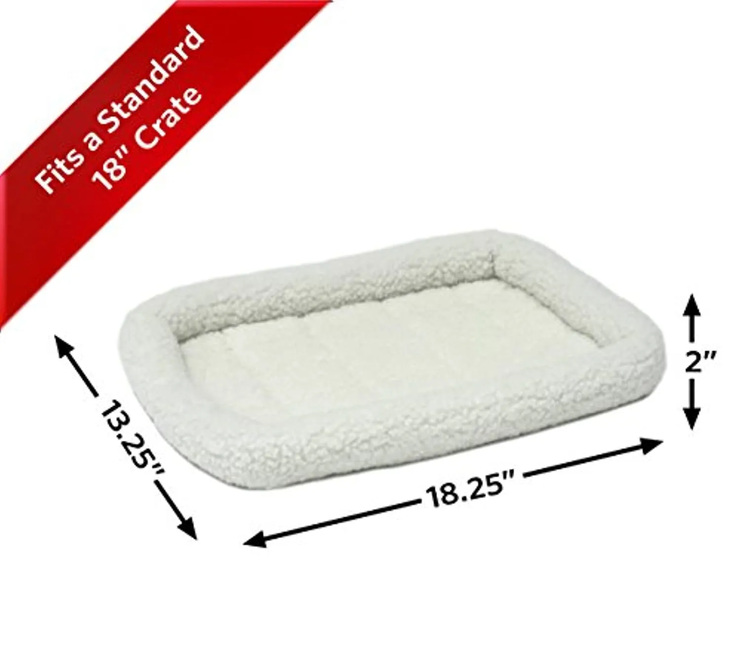 MidWest Bolster Pet Bed | Machine Wash & Dry