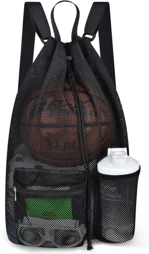 Mildbeer Large Drawstring Backpack for Men Women Athletic Gym Sports Workout Beach Swimming Commuting Travel