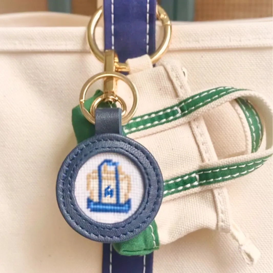 Mini Tote Charm Canvas