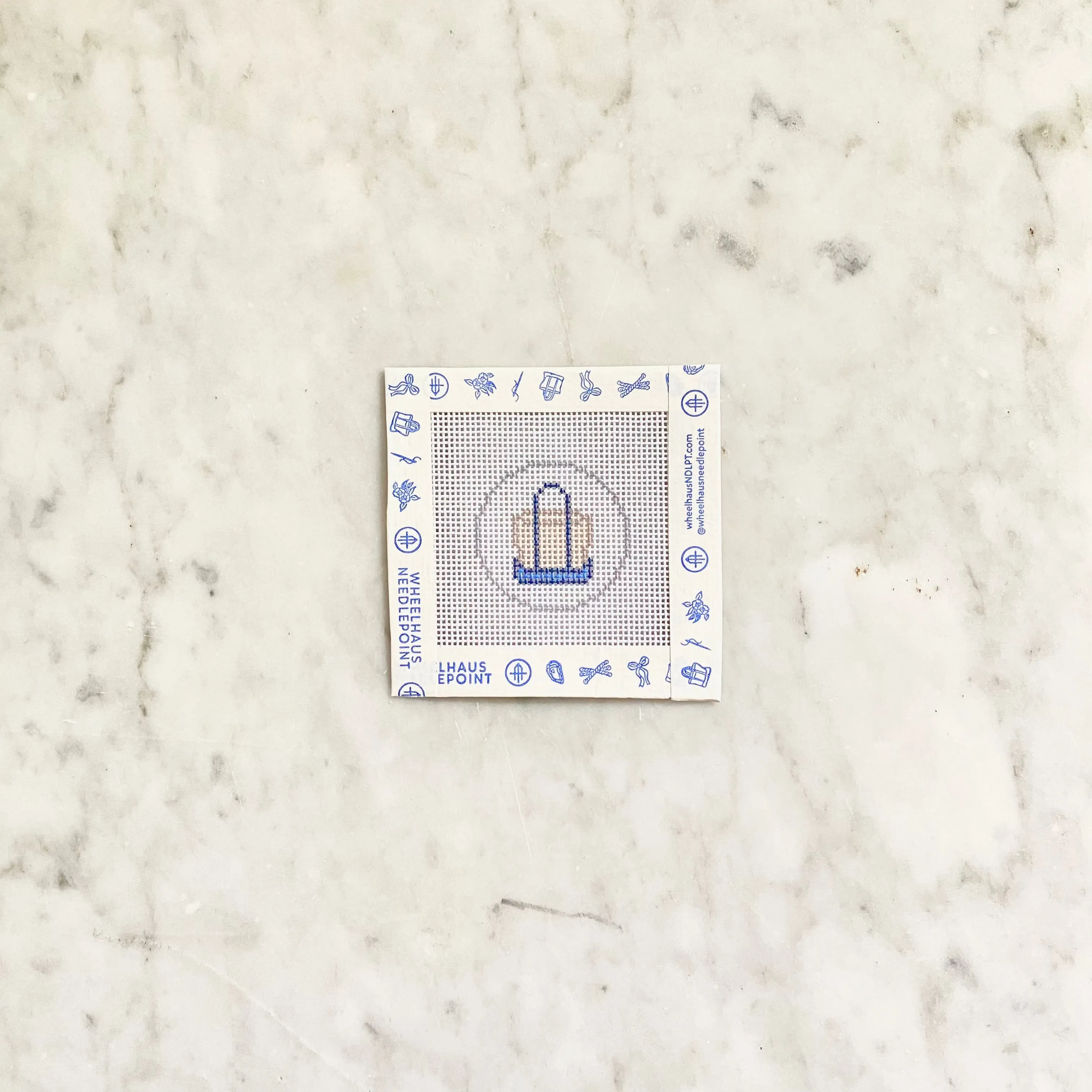 Mini Tote Charm Canvas