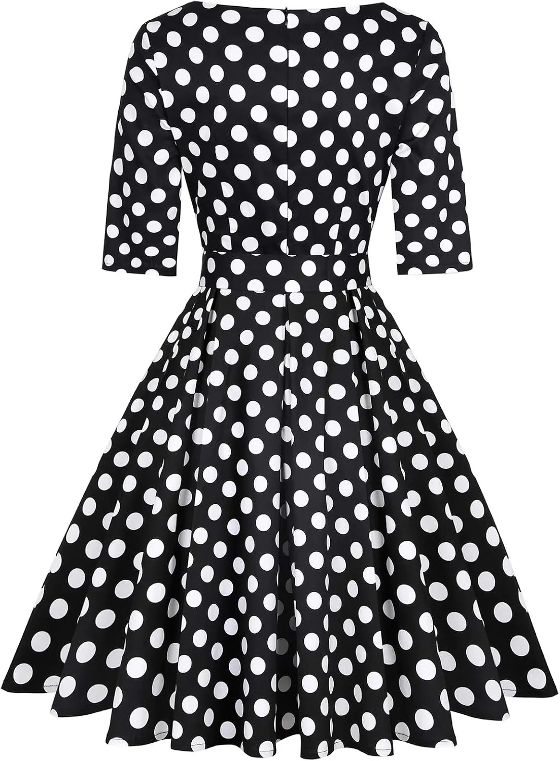 MINTLIMIT Women's 1950s Retro Vintage Rockabilly Sweetheart Cocktail Dress with Pockets