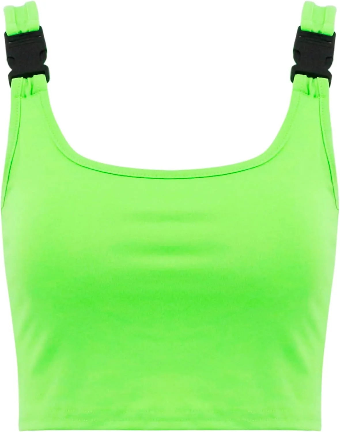 Mocure Womens Crop Tops Tank Metallic Reflective Holographic Tank Top for Rave Festival Club