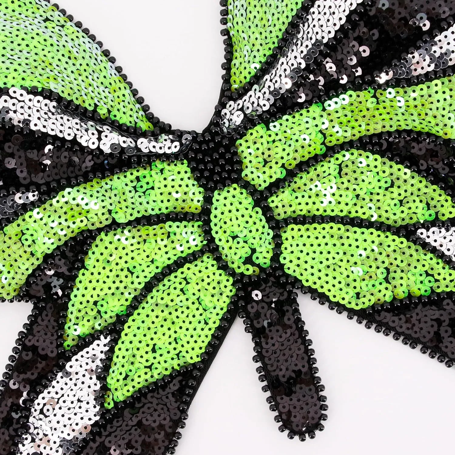 Mocure Womens Glitter Sequin Butterfly Crop Top Low-Cut Tank Top Rave Tube Vest Top for Belly Dance Costume Outfits