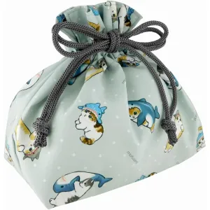 MOFUSAND JAPAN LUNCH DRAWSTRING BAG SAMENYAN LIGHT BLUE