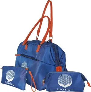 Mommy Hospital Duffel Bag, Large Capacity with Two Organizing Pouches, For Labor, Travel and Postpartum Care, Waterproof Overnight Mommy and Baby Bag