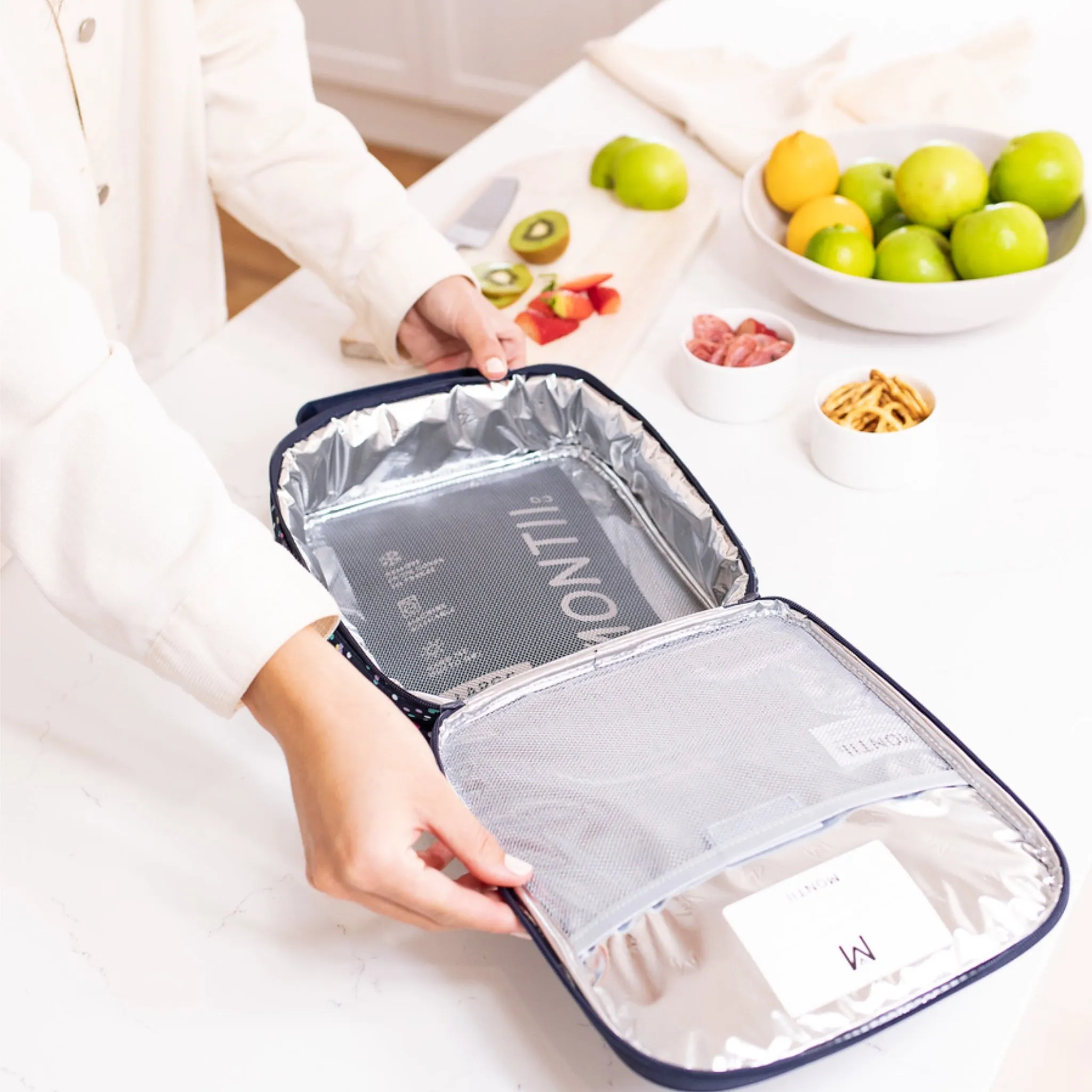 MontiiCo Insulated Lunch Bag - Midnight
