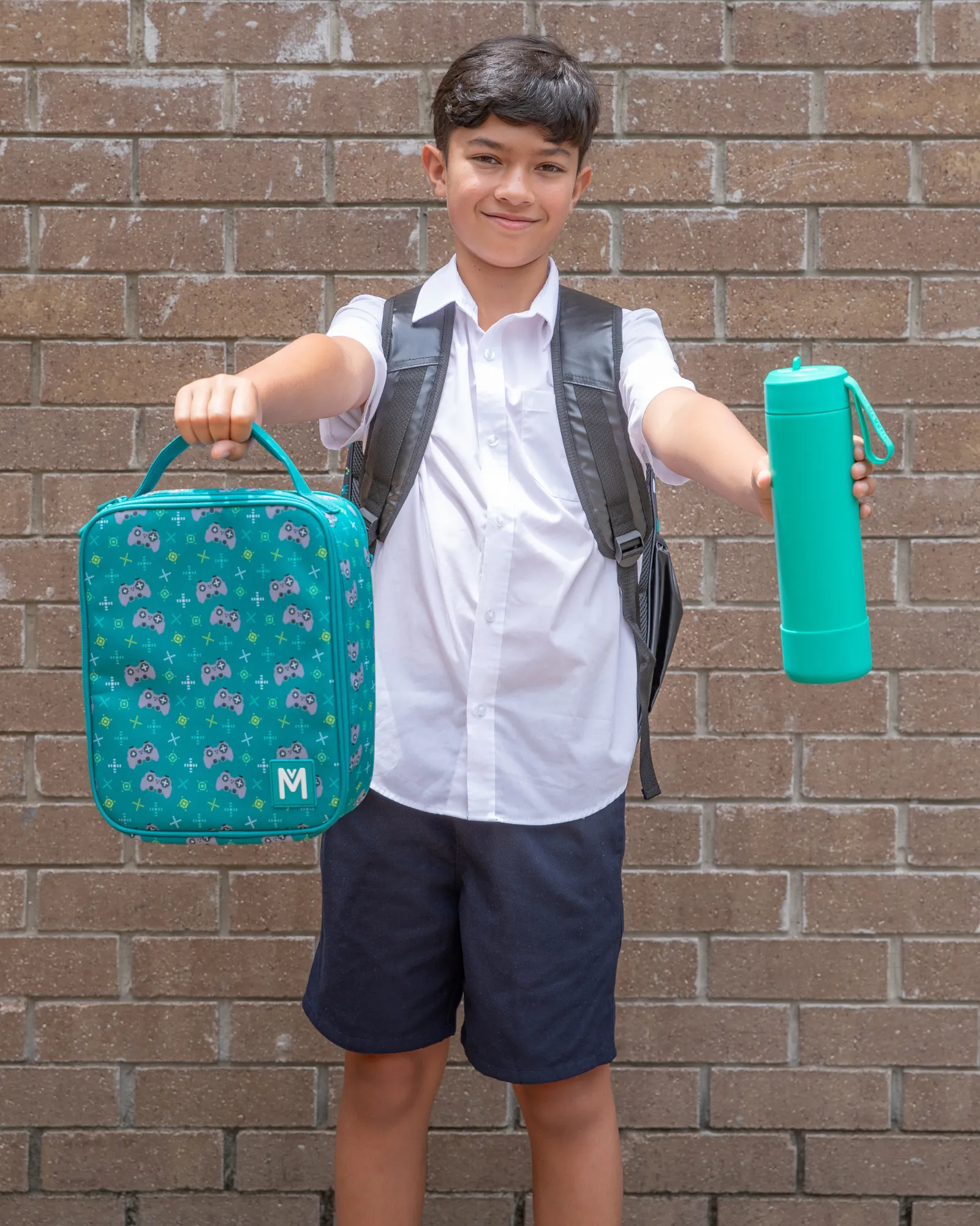 MontiiCo Large Insulated Lunch Bag - Arcade