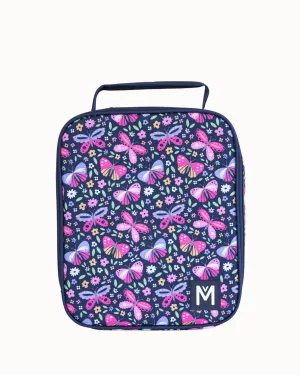 MontiiCo Large Insulated Lunch Bag - Butterflies