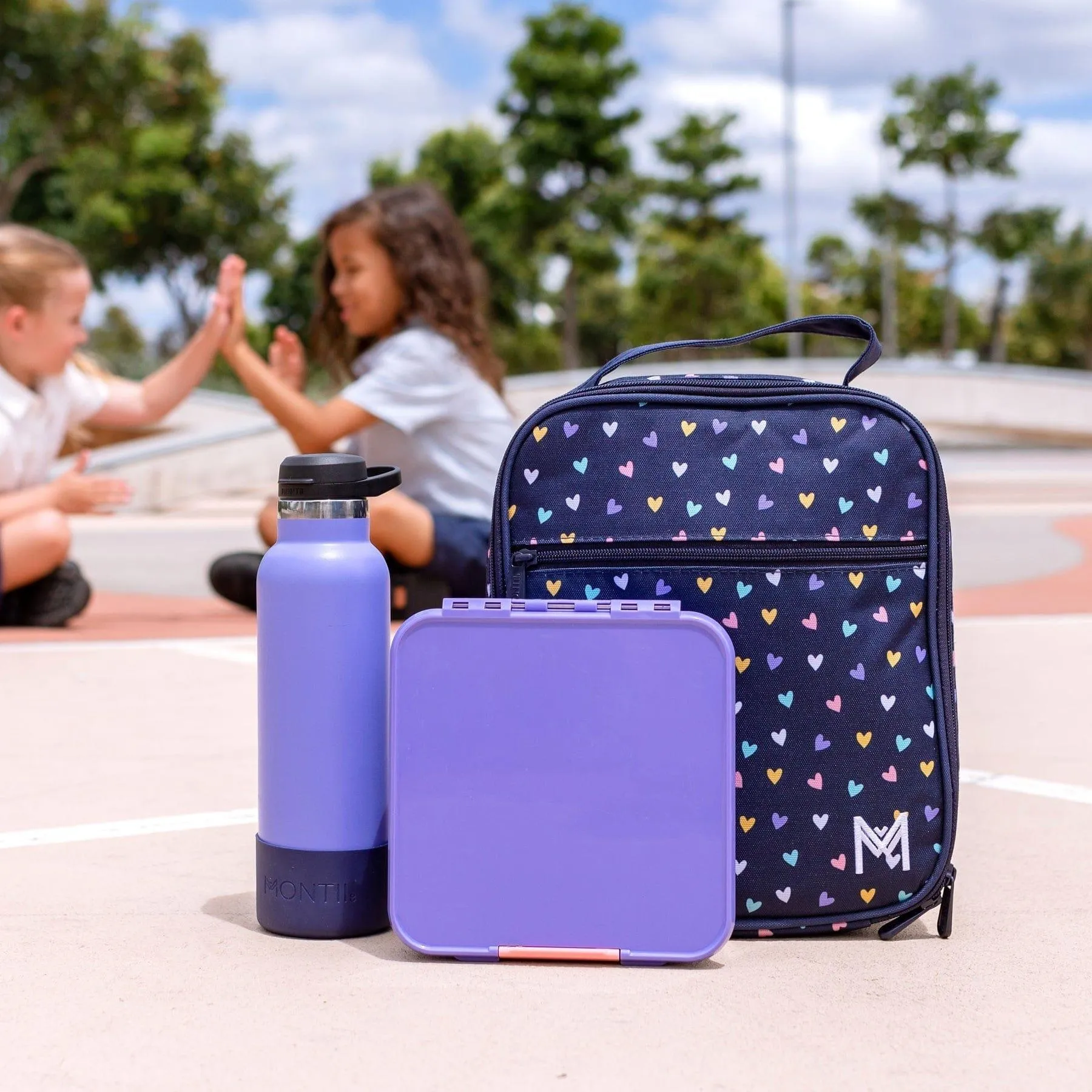 MONTII.CO Little Lunch Box Co | Bento Three -Grape