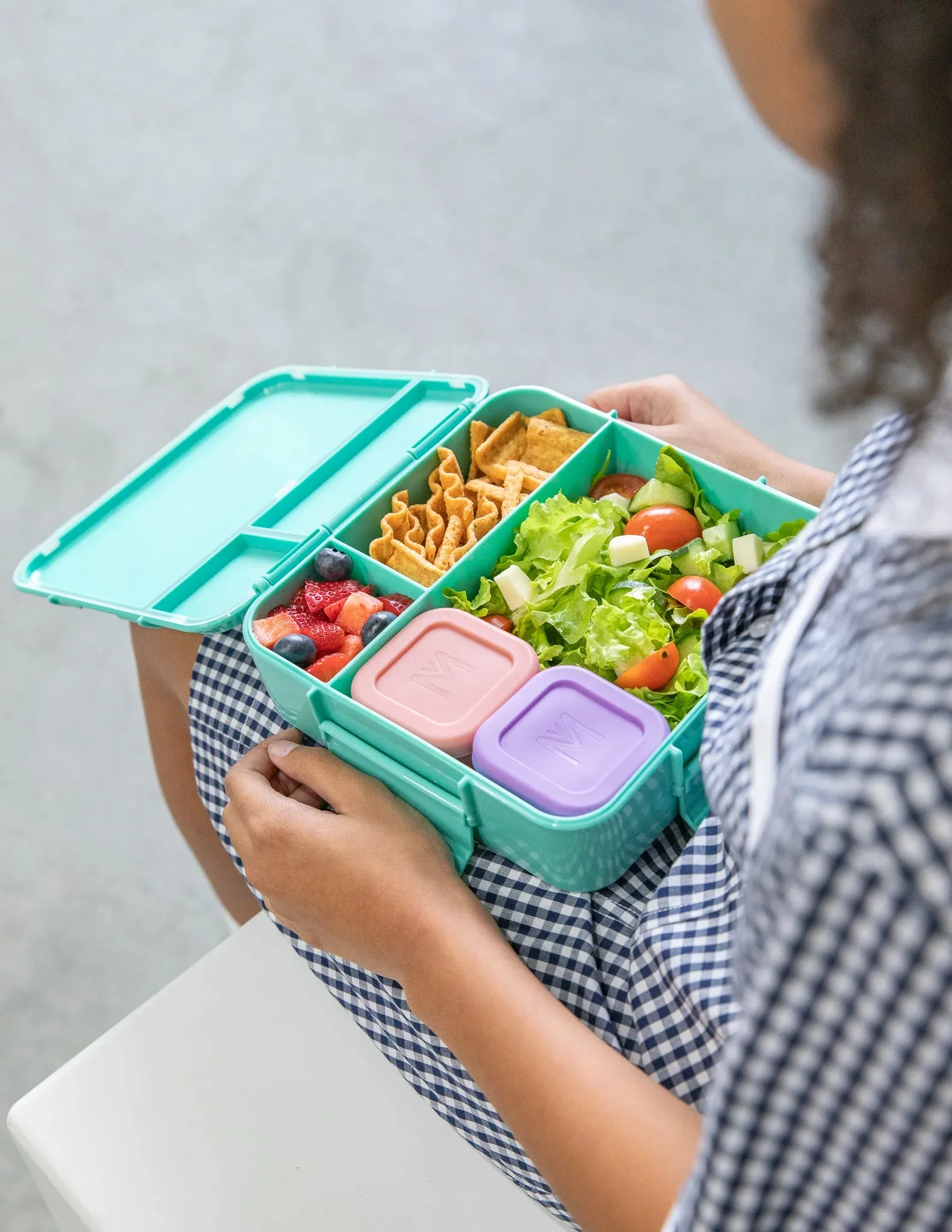 Montiico Lunchbox Nesting Tubs 2 Pack - Assorted