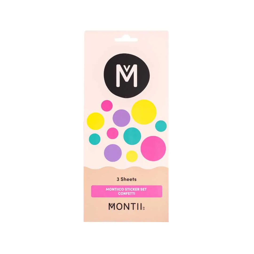 Montiico Vinyl Sticker Set - Confetti