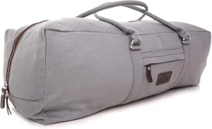 Mount Adams XL Yoga Mat Bag, 26" x 10" x 10", Extra Large Yoga Mat Carrier, Fitness Bag for Exercise Mat, Block, Straps, and Blanket, Canvas Gym Duffle Bag for Workout Accessories