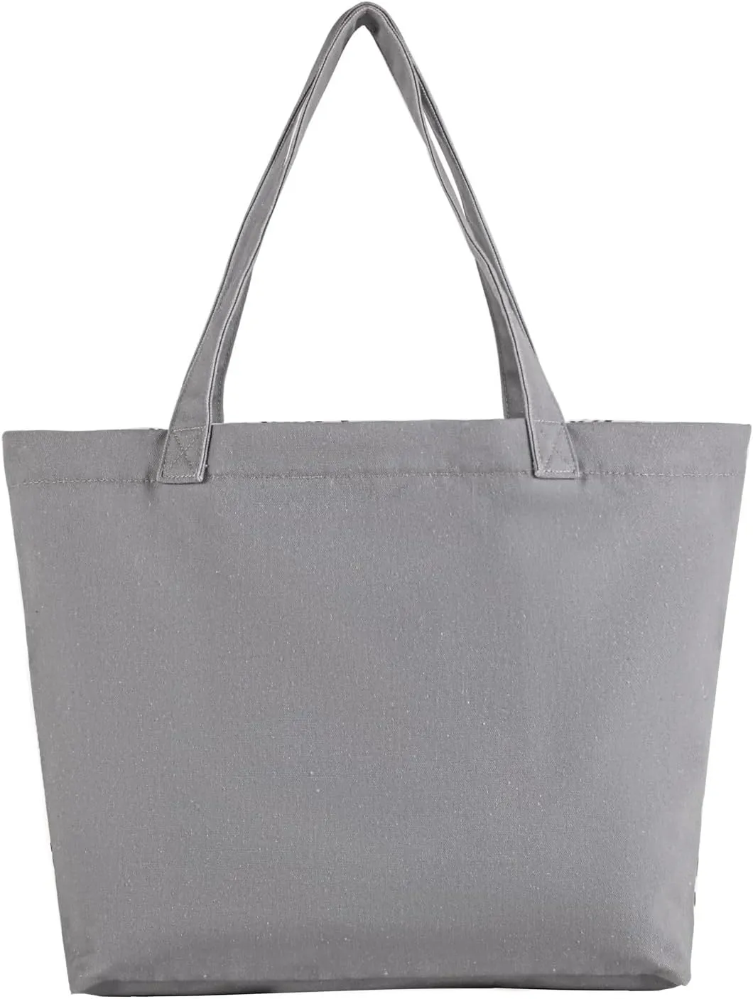 Moyaqi Canvas Tote Bag with Yoga Mat Carrier Pocket Carryall Shoulder Bag for Office, Workout, Pilates, Travel, Beach and Gym