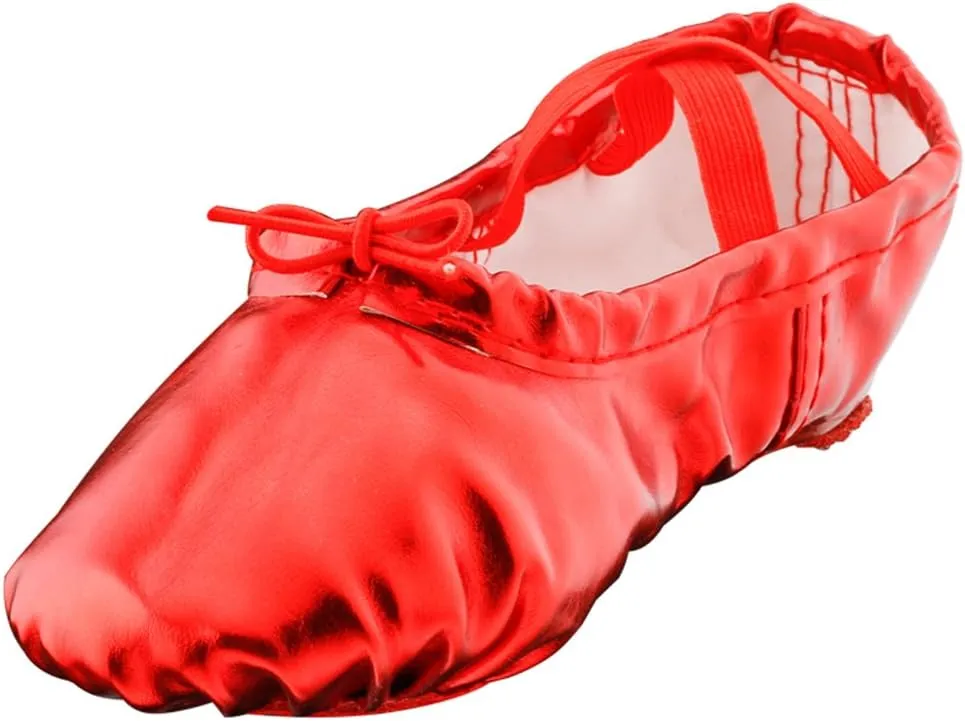 MSMAX Ballet Shoes for Girls Toddler Boys Split Sole Dance Slipper for Toddler/Little Kid/Big Kid