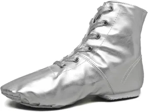 MSMAX Jazz Dance Shoes for Girls PU Costume Boots for Boys
