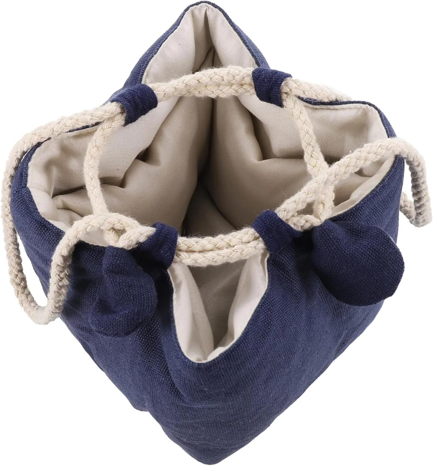 Multi-function Tea Set Storage Bag Teapot Bag Cup Holder for Travel Drawstring Pouch Space-saver for Home